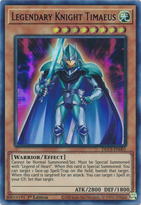 Legendary Knight Timaeus (Blue) [DLCS-EN001] Ultra Rare - Duel Kingdom