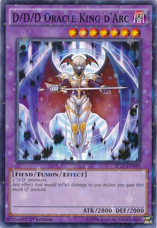 D/D/D Oracle King d'Arc [SP17-EN040] Starfoil Rare - Duel Kingdom