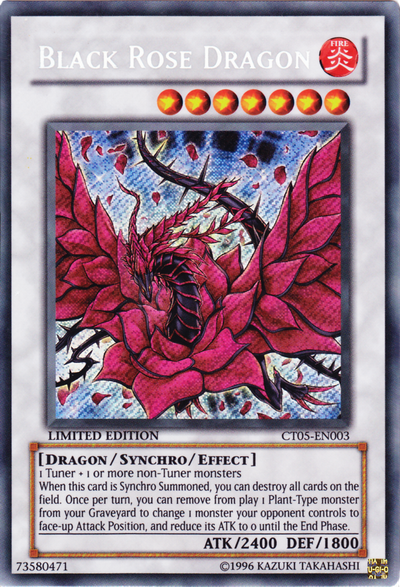 Black Rose Dragon [CT05-EN003] Secret Rare - Duel Kingdom