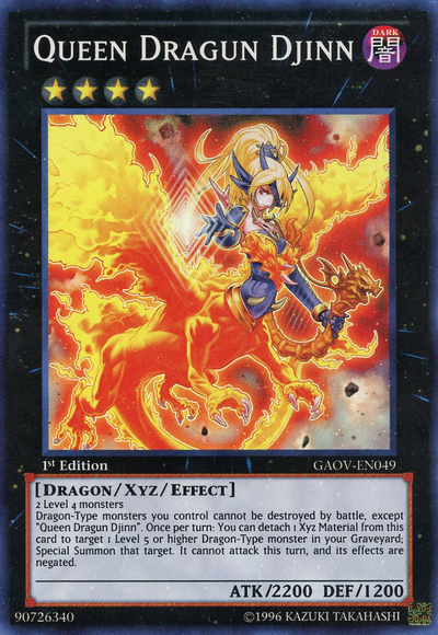 Queen Dragun Djinn [GAOV-EN049] Super Rare - Duel Kingdom