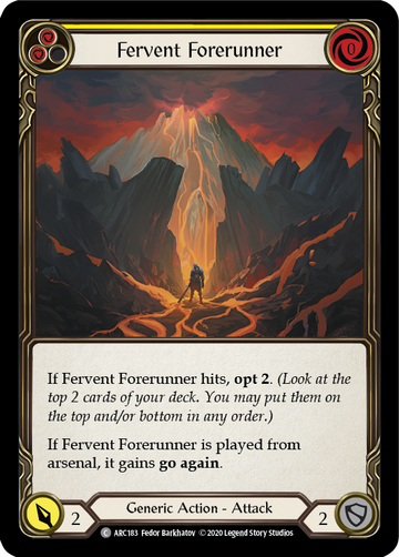 Fervent Forerunner (Yellow) [ARC183] Unlimited Rainbow Foil - Duel Kingdom