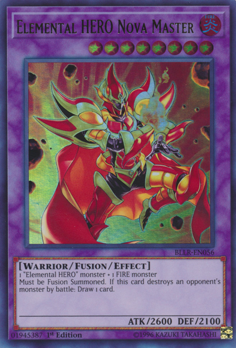 Elemental Hero Nova Master [BLLR-EN056] Ultra Rare - Duel Kingdom