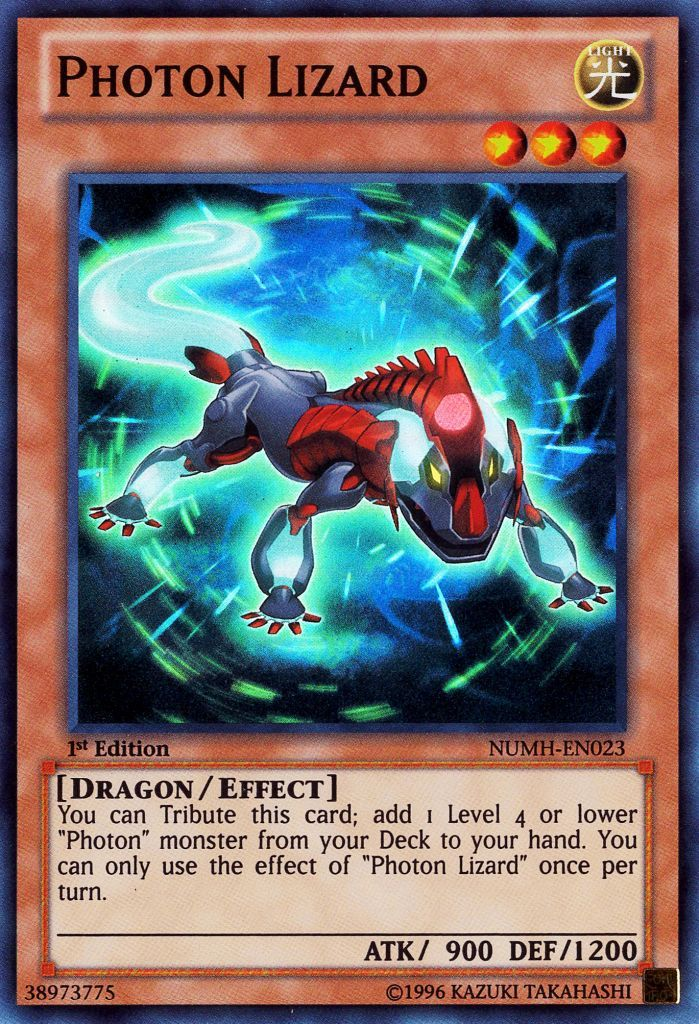 Photon Lizard [NUMH-EN023] Super Rare - Duel Kingdom