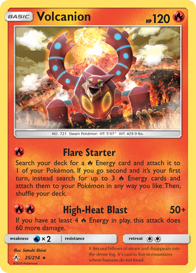 Volcanion (25/214) [Sun & Moon: Unbroken Bonds] - Duel Kingdom