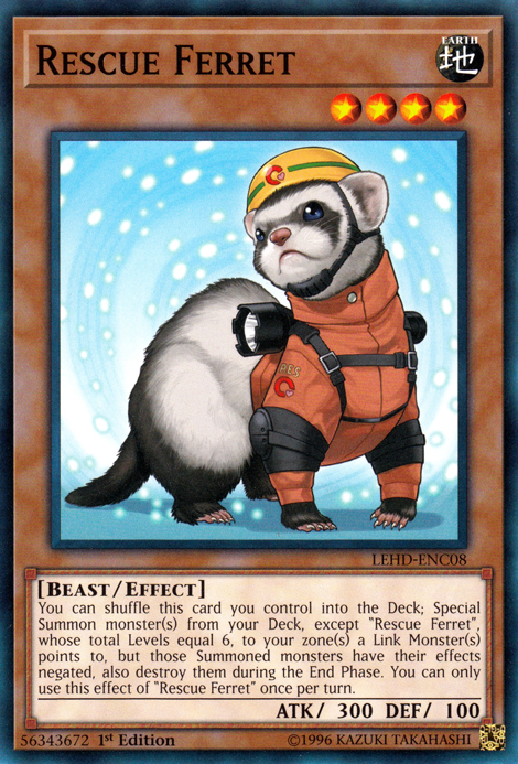 Rescue Ferret [LEHD-ENC08] Common - Duel Kingdom