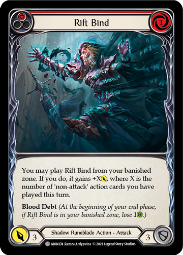Rift Bind (Red) [MON174] 1st Edition Normal - Duel Kingdom