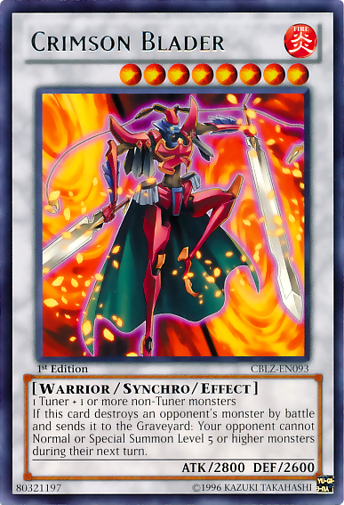 Crimson Blader [CBLZ-EN093] Rare - Duel Kingdom