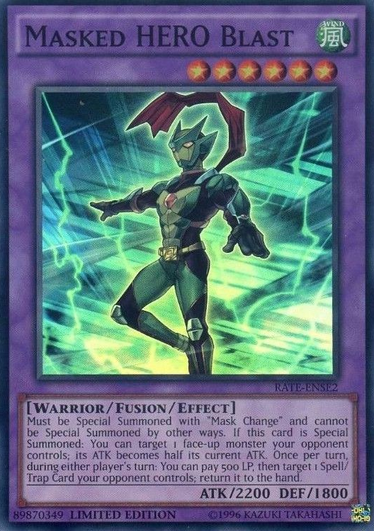 Masked HERO Blast [RATE-ENSE2] Super Rare - Duel Kingdom