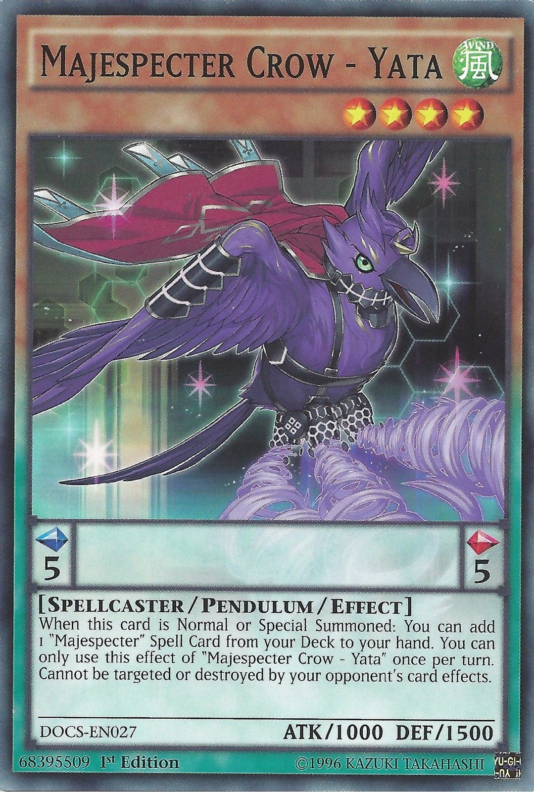 Majespecter Crow - Yata [DOCS-EN027] Common - Duel Kingdom