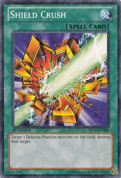 Shield Crush [BP01-EN080] Starfoil Rare - Duel Kingdom