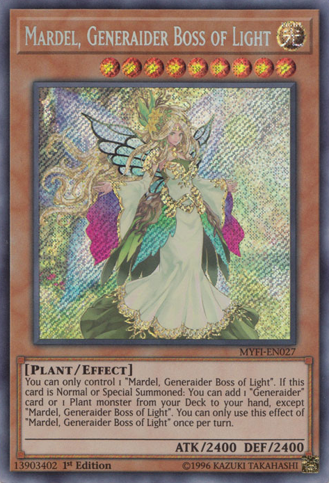Mardel, Generaider Boss of Light [MYFI-EN027] Secret Rare - Duel Kingdom