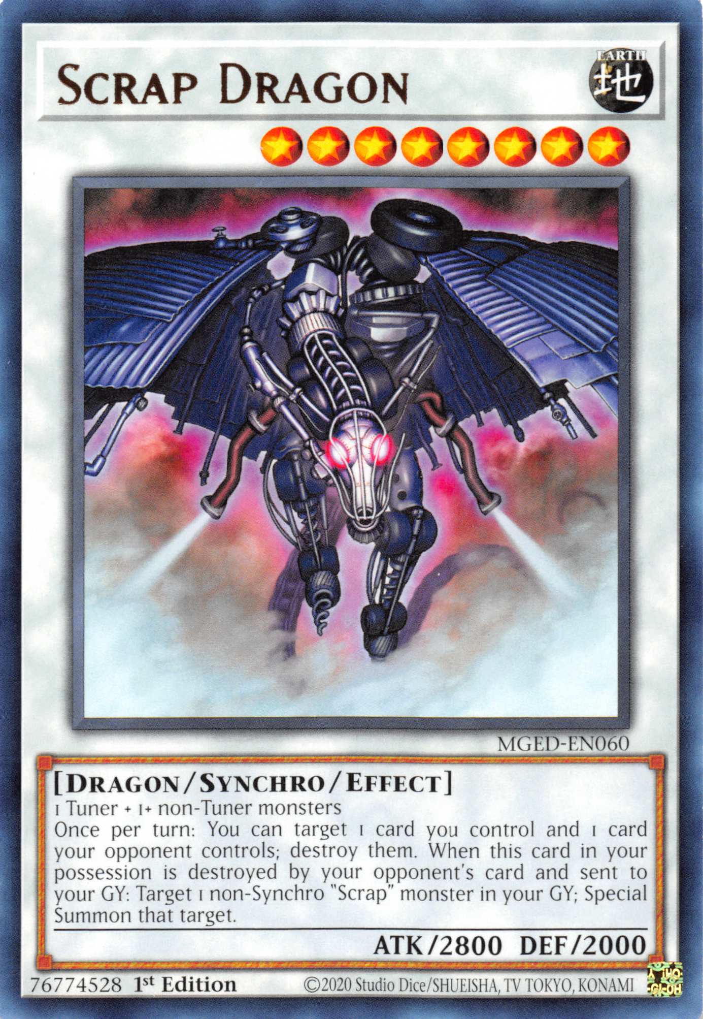 Scrap Dragon [MGED-EN060] Rare - Duel Kingdom