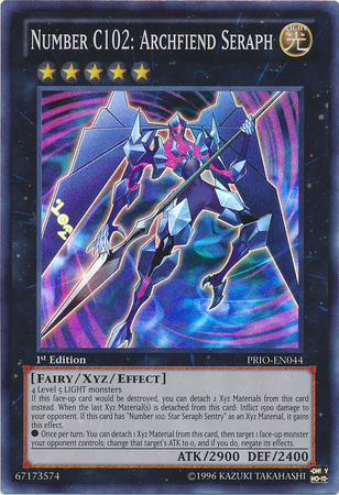 Number C102: Archfiend Seraph [PRIO-EN044] Super Rare - Duel Kingdom