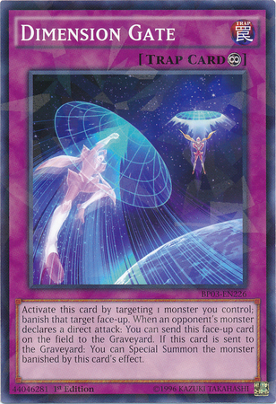 Dimension Gate [BP03-EN226] Shatterfoil Rare - Duel Kingdom