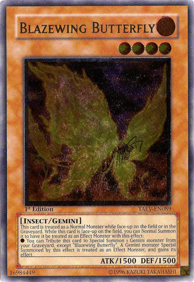 Blazewing Butterfly [TAEV-EN089] Ultimate Rare - Duel Kingdom