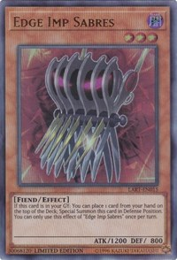 Edge Imp Sabres [LART-EN015] Ultra Rare - Duel Kingdom