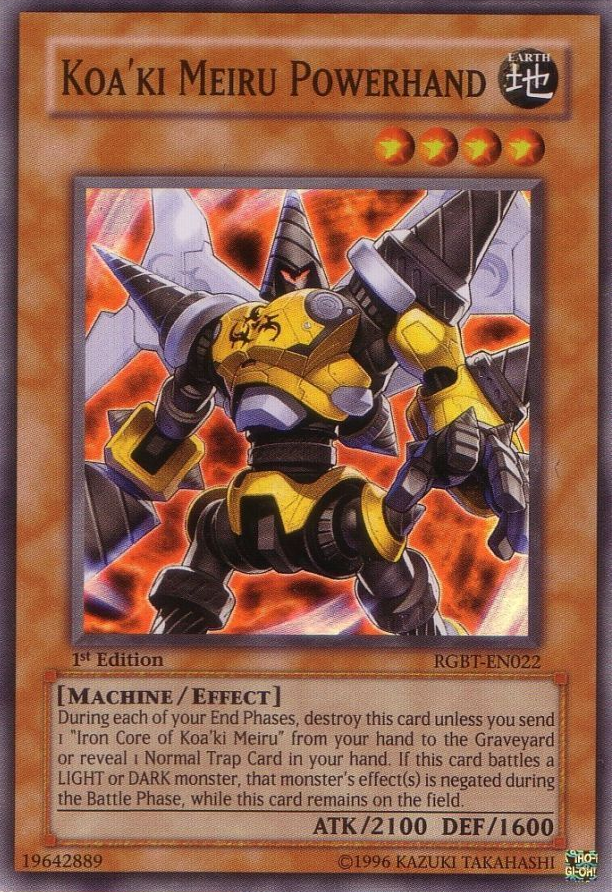 Koa'ki Meiru Powerhand [RGBT-EN022] Super Rare - Duel Kingdom