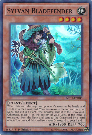 Sylvan Bladefender [MP14-EN186] Super Rare - Duel Kingdom