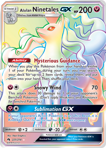 Alolan Ninetales GX (225/214) [Sun & Moon: Lost Thunder] - Duel Kingdom