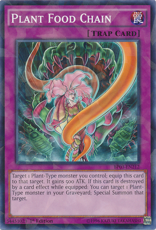 Plant Food Chain [BP03-EN212] Shatterfoil Rare - Duel Kingdom