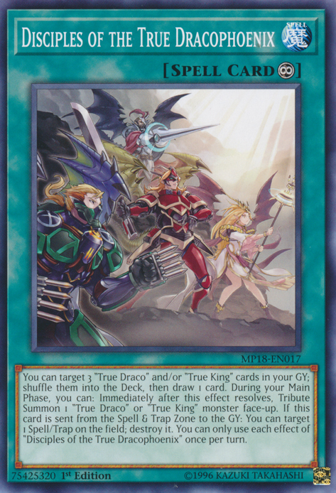 Disciples of the True Dracophoenix [MP18-EN017] Common - Duel Kingdom