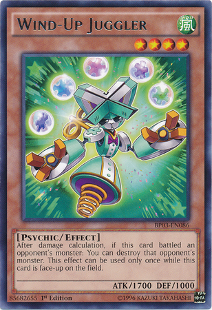 Wind-Up Juggler [BP03-EN086] Rare - Duel Kingdom