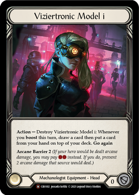 Viziertronic Model i (Rainbow Foil) [CRU102-RF] Unlimited Rainbow Foil - Duel Kingdom
