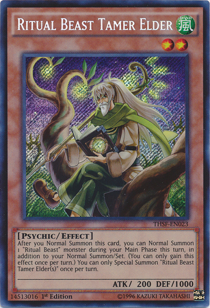 Ritual Beast Tamer Elder [THSF-EN023] Secret Rare - Duel Kingdom