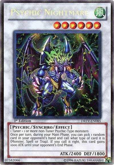 Psychic Nightmare [DREV-EN085] Secret Rare - Duel Kingdom