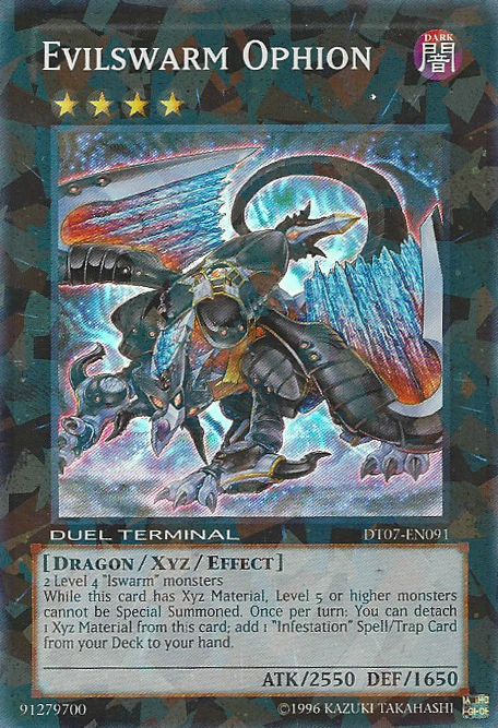 Evilswarm Ophion [DT07-EN091] Super Rare - Duel Kingdom