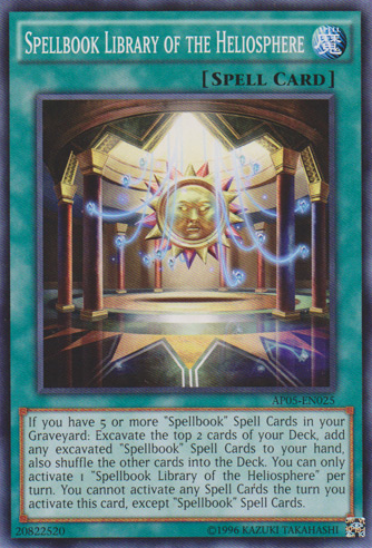 Spellbook Library of the Heliosphere [AP05-EN025] Common - Duel Kingdom