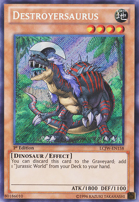 Destroyersaurus [LCJW-EN158] Secret Rare - Duel Kingdom