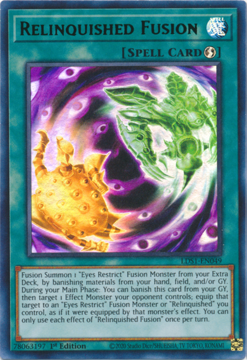 Relinquished Fusion (Green) [LDS1-EN049] Ultra Rare - Duel Kingdom
