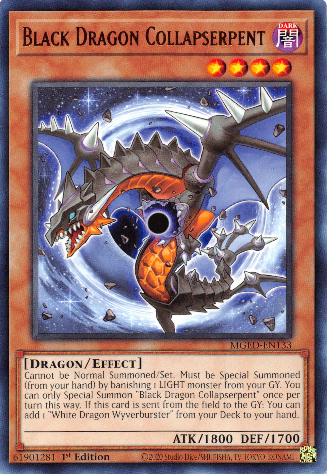 Black Dragon Collapserpent [MGED-EN133] Rare - Duel Kingdom