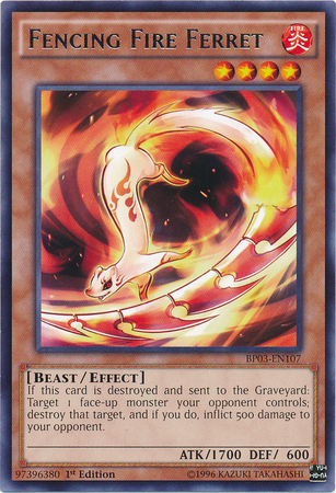 Fencing Fire Ferret [BP03-EN107] Rare - Duel Kingdom