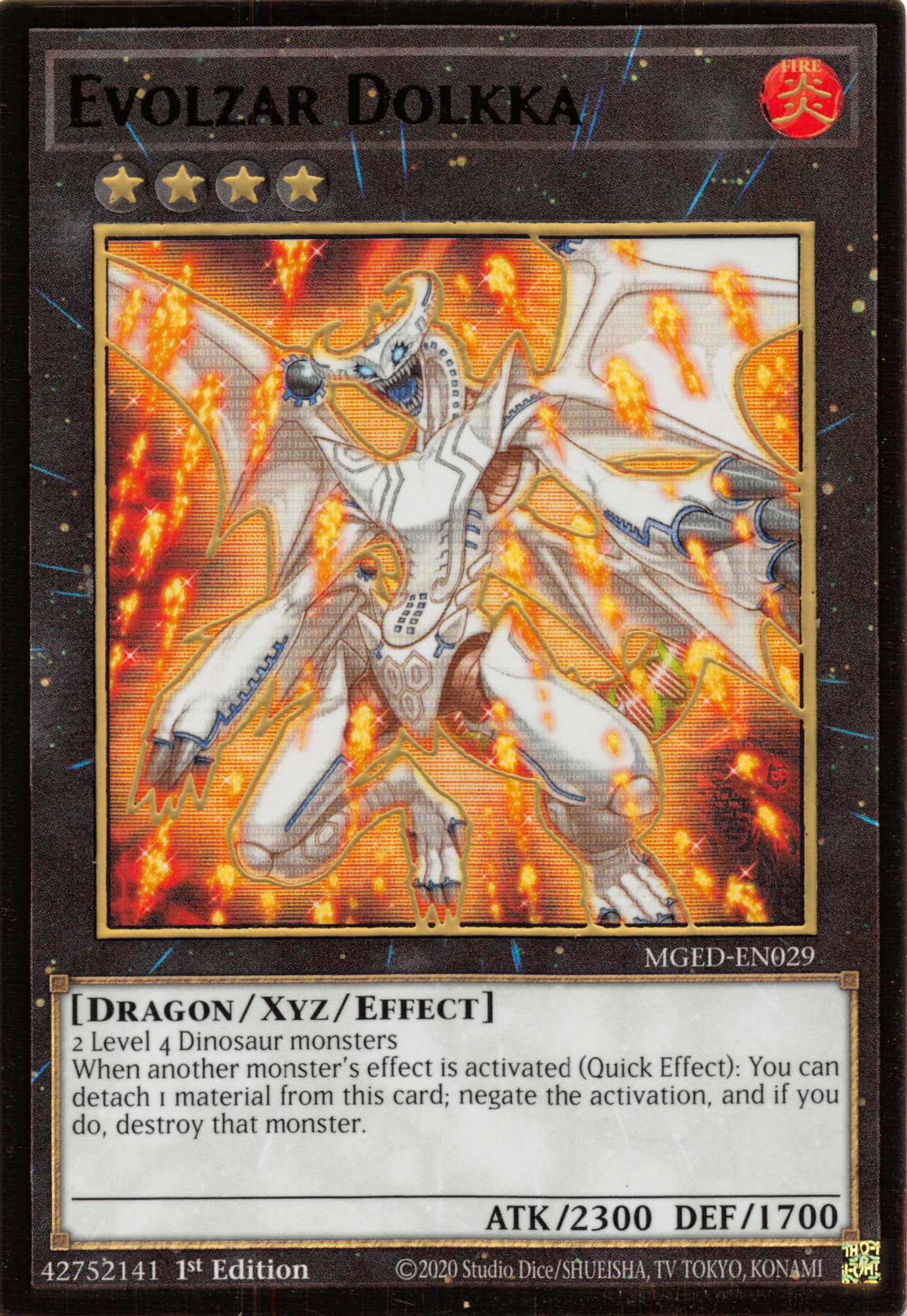 Evolzar Dolkka [MGED-EN029] Gold Rare - Duel Kingdom