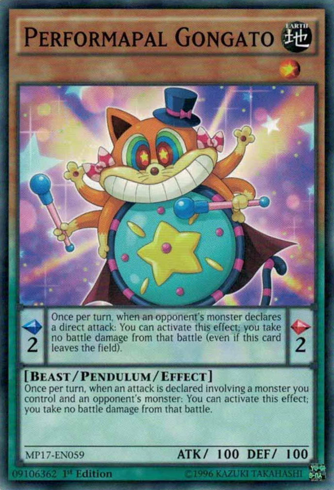 Performapal Gongato [MP17-EN059] Common - Duel Kingdom