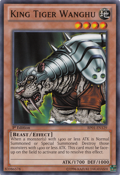 King Tiger Wanghu [BP01-EN129] Common - Duel Kingdom