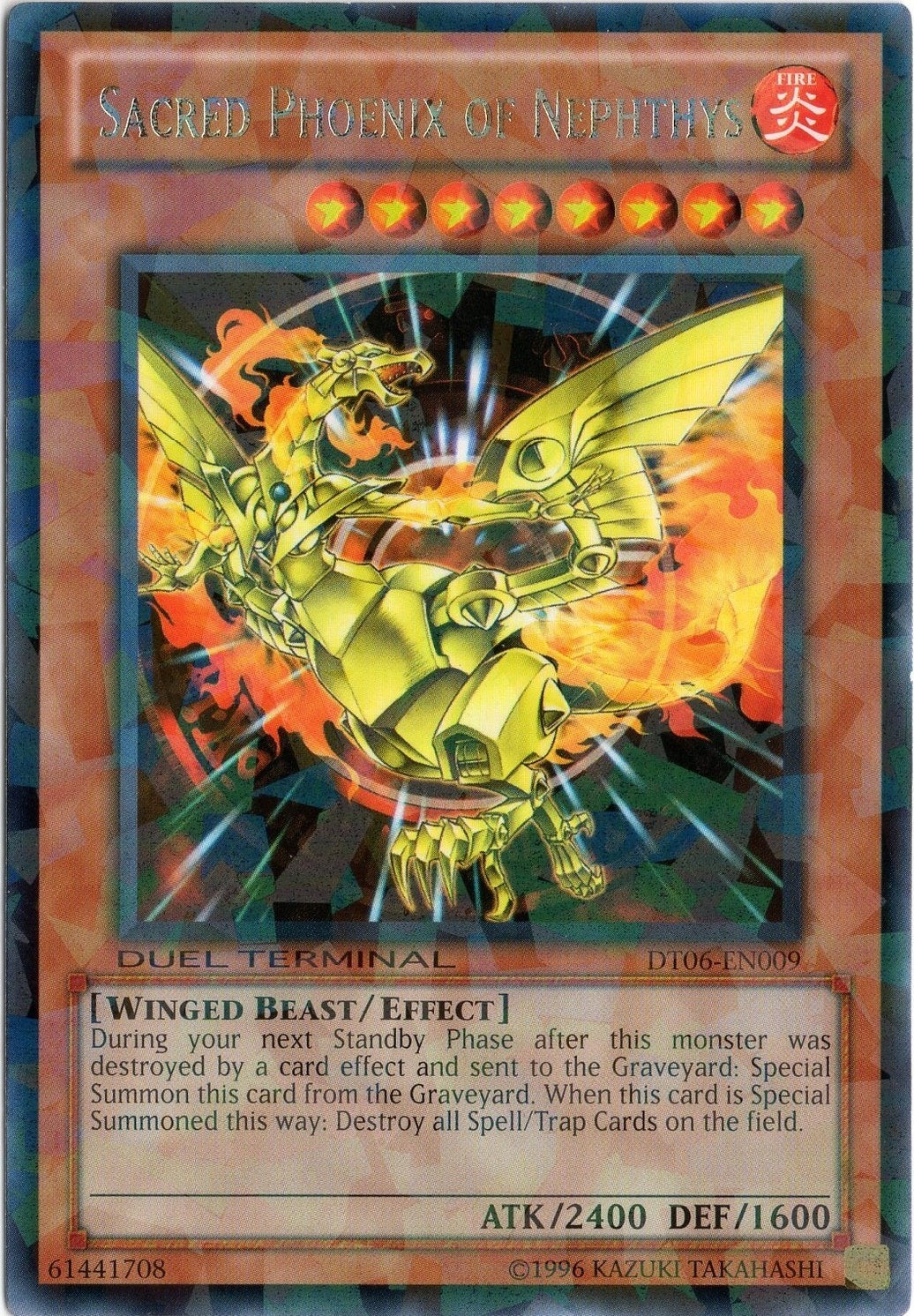 Sacred Phoenix of Nephthys [DT06-EN009] Rare - Duel Kingdom