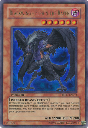 Blackwing - Elphin the Raven [RGBT-EN013] Ultra Rare - Duel Kingdom