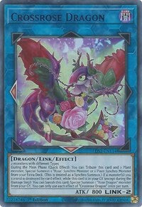 Crossrose Dragon (Purple) [LDS2-EN114] Ultra Rare - Duel Kingdom
