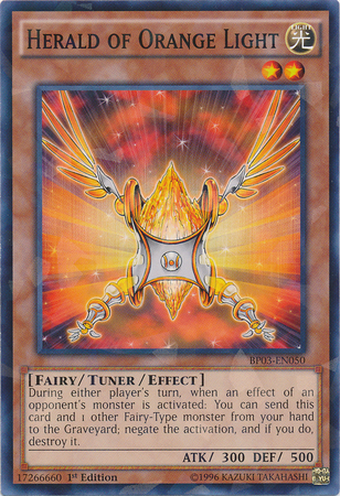 Herald of Orange Light [BP03-EN050] Shatterfoil Rare - Duel Kingdom