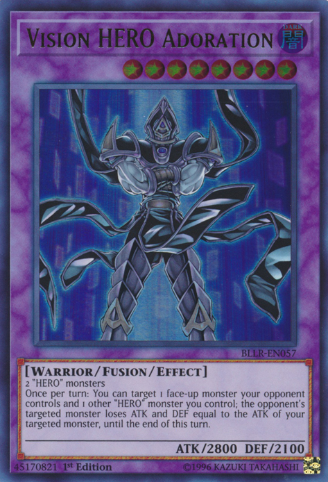 Vision Hero Adoration [BLLR-EN057] Ultra Rare - Duel Kingdom