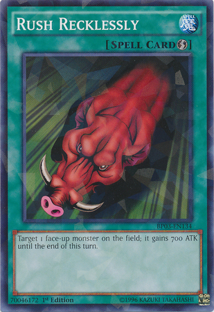 Rush Recklessly [BP03-EN134] Shatterfoil Rare - Duel Kingdom