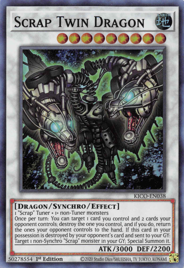 Scrap Twin Dragon [KICO-EN038] Super Rare - Duel Kingdom