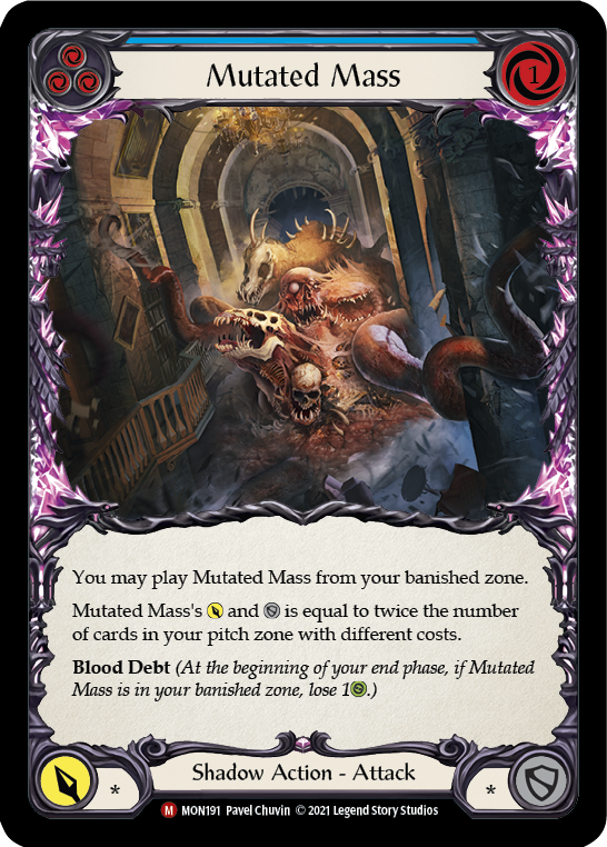 Mutated Mass [MON191] 1st Edition Normal - Duel Kingdom