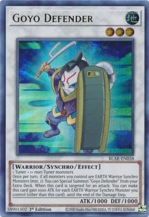 Goyo Defender [BLAR-EN058] Ultra Rare - Duel Kingdom
