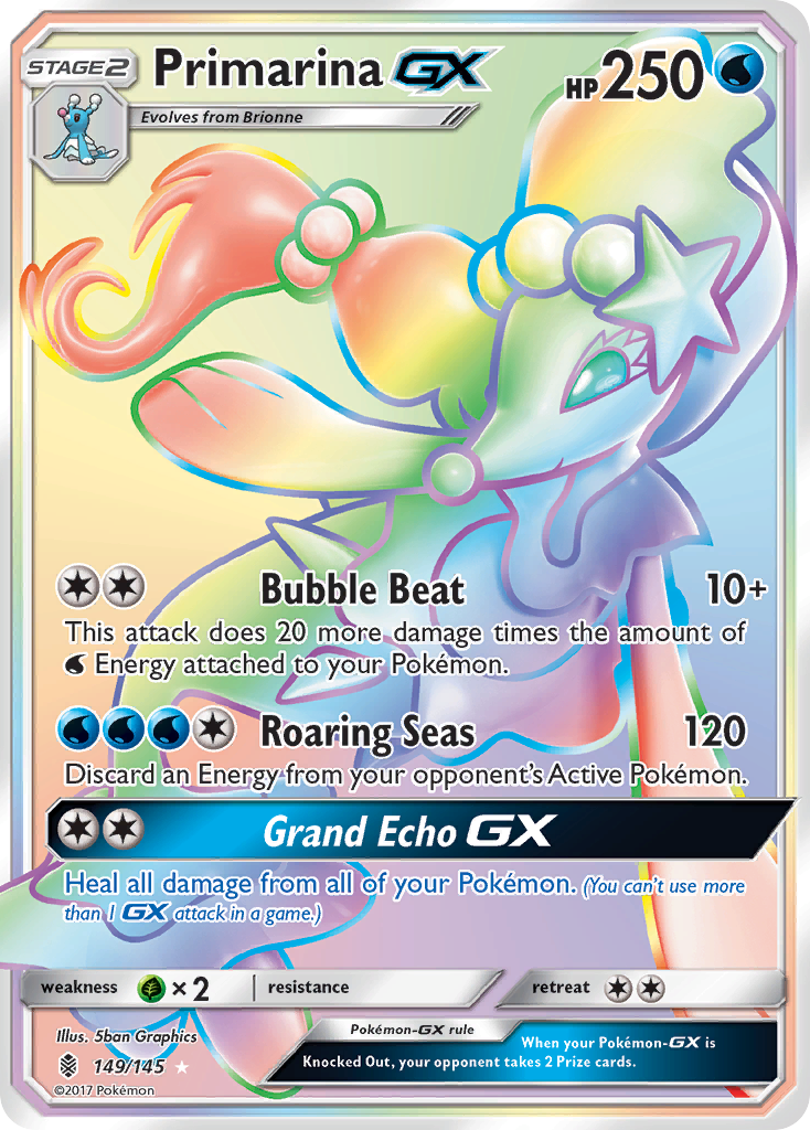 Primarina GX (149/145) [Sun & Moon: Guardians Rising] - Duel Kingdom