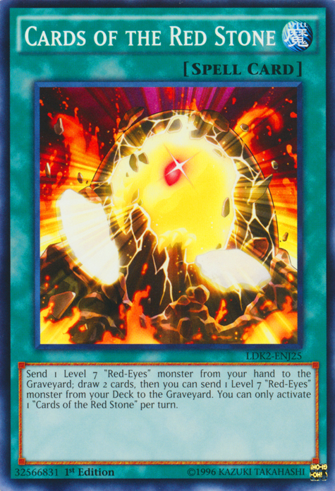 Cards of the Red Stone [LDK2-ENJ25] Common - Duel Kingdom