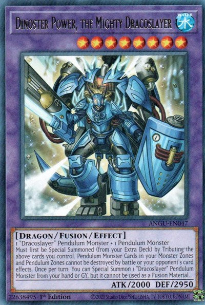 Dinoster Power, the Mighty Dracoslayer (Rare) [ANGU-EN047] Rare - Duel Kingdom